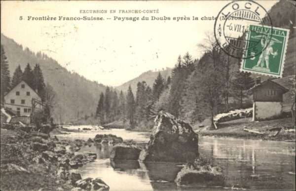 Le Locle [Stempelabschlag] Doubs Chute
