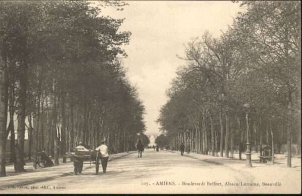 Amiens Boulevard Belfort alsace-Lorraine Beauv