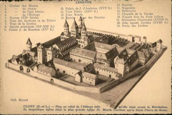 Cluny Plan Relief Abbaye