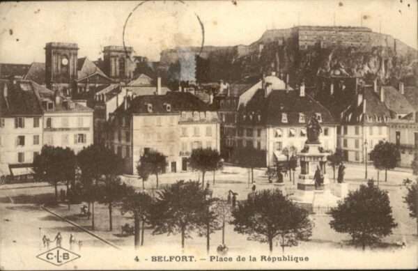 Belfort Alsace Belfort Place Republique