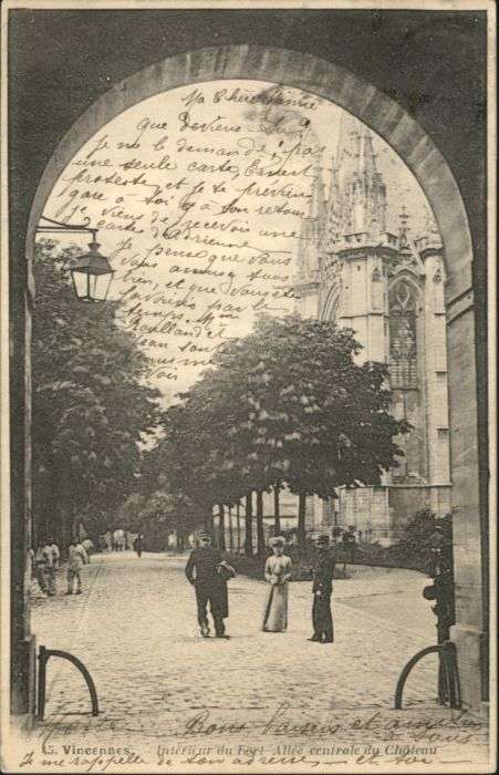 Vincennes Fort Allee Centrale Chateau