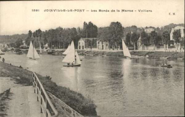 Joinville-le-Pont Bord Marne Voiliers
