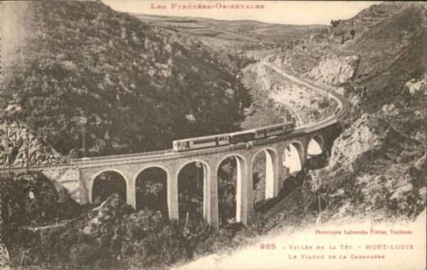 Mont-Louis Montagne Mont-Louis Vallee Tet Viaduc Cabanasse