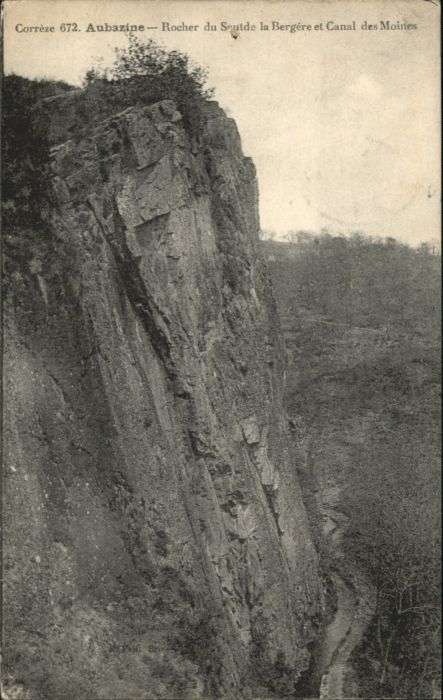 Aubazines Aubazine Correze Rocher Sautde Bergere