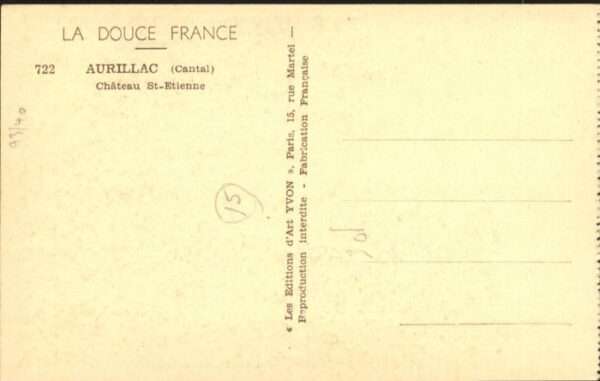 Aurillac Chateau St. Etienne – Bild 2