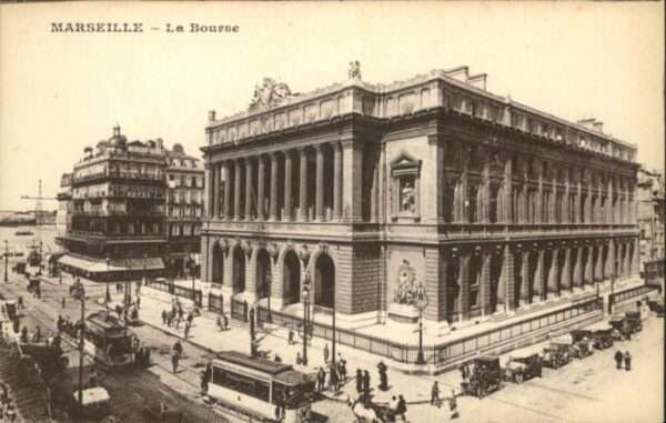 Marseille Bouches-du-Rhone Marseille Bourse Strassenbahn