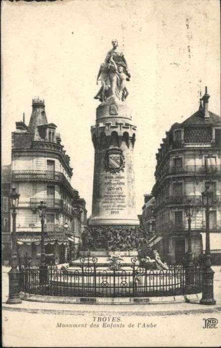 Troyes Monument Enfants l'Aube