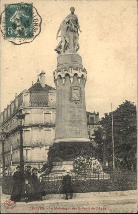 Troyes Monument Enfants l'Aube