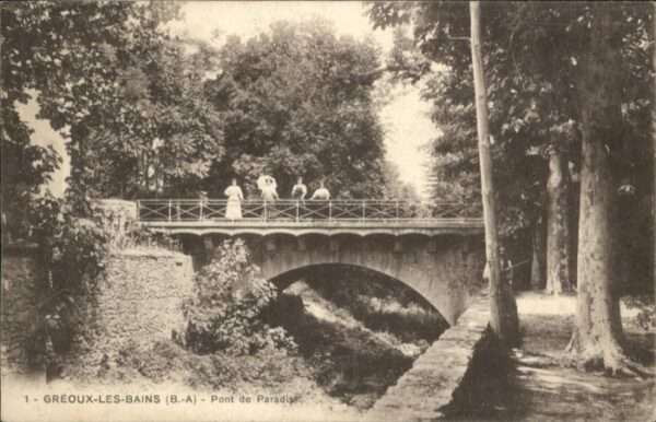 Greoux-les-Bains Pont Paradis