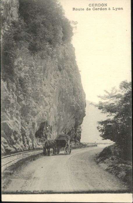Cerdon Nantua Route Cerdon Lyon Pferd Kutsche