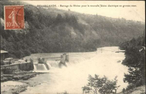 Bellegarde-sur-Valserine Bellegarde Barrage Rhone Usine Electriq
