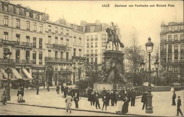Lille Nord Lille Denkmal Faidherbe Richele Platz