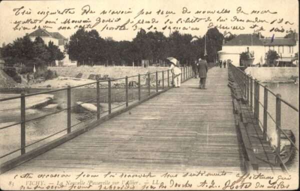 Vichy Allier Vichy Nouvelle Passerelle l'Allier