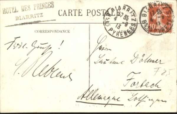 Biarritz Pyrenees Atlantiques Biarritz Rocher Vierge – Bild 2