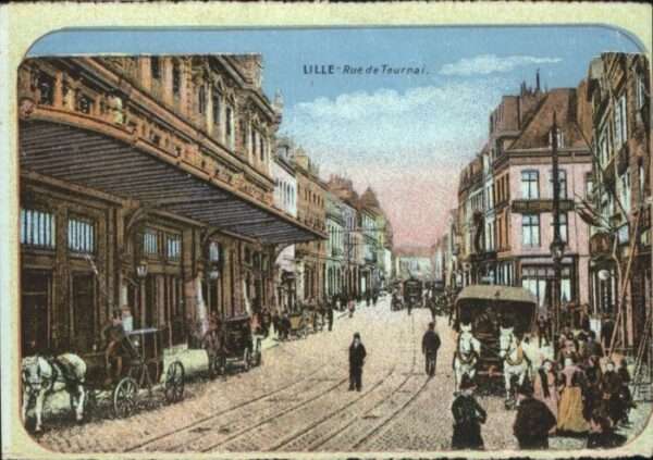 Lille Nord Lille Rue Tournai Strassenbahn