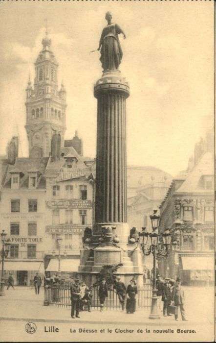 Lille Nord Lille Deesse Clocher Bourse
