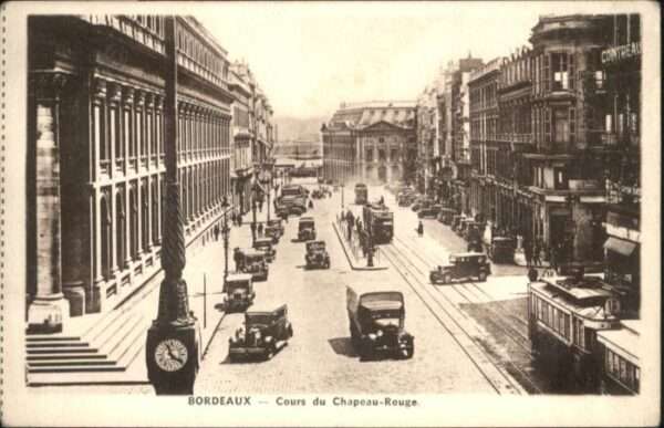 Bordeaux Cours Chapeau-Rouge Strassenbahn