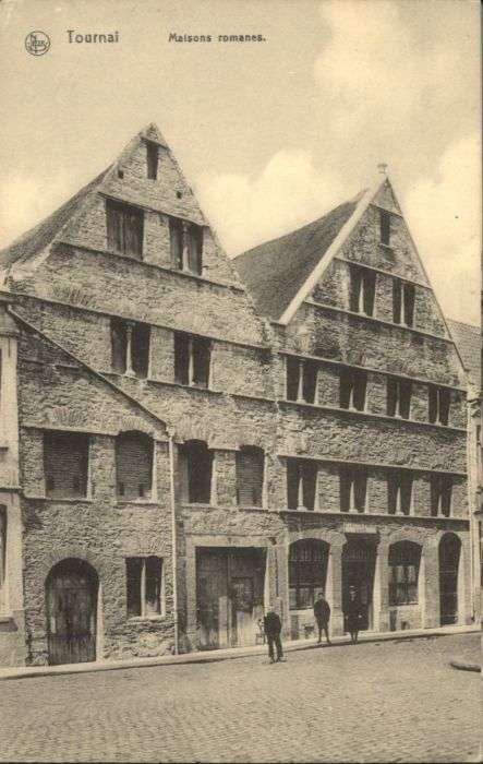 Tournai Hainaut Tournai Maison Romanes
