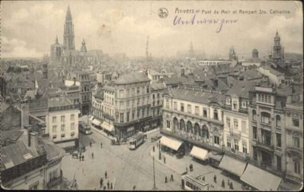 Anvers Antwerpen Anvers Pont Meir Rempart Ste. Catherine