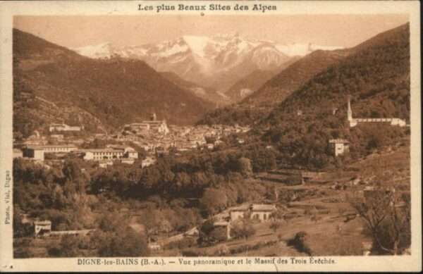 Digne-les-Bains Massif Trois Eveches