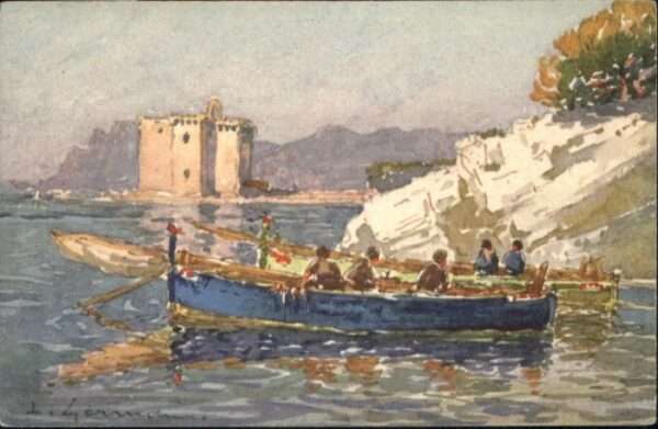 Ile Saint-Honorat Alpes Maritimes Barques Calanque