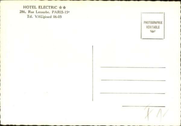 Paris Rue Lecourbe Hotel Electric – Bild 2