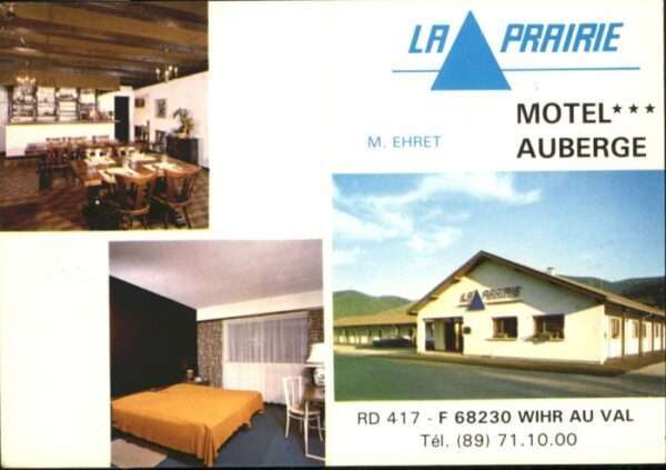 Wihr-au-Val Motel Auberge La Prairie