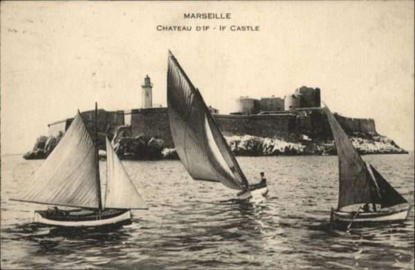 Marseille Bouches-du-Rhone Marseille Chateau d_If Castele Segelboo