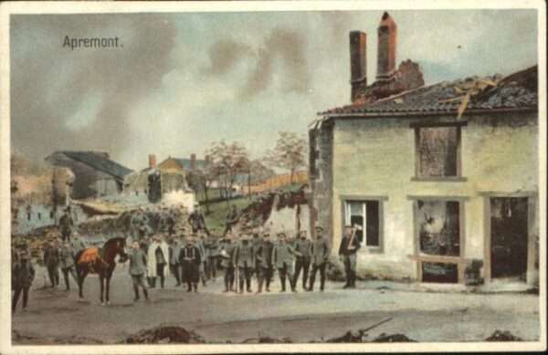 Apremont-la-Foret Soldaten Zerstörung