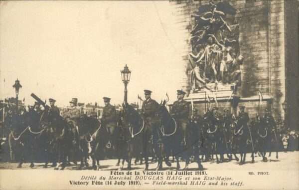 Marschall Vinzenz Paris Victory Fete Feldmarschall Haig