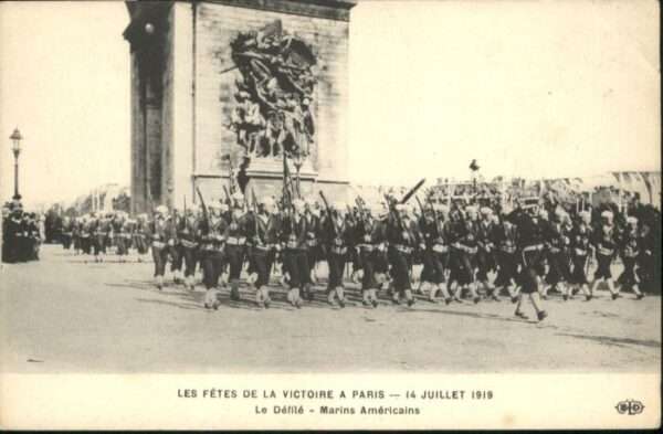 Paris Fete Victorie Marins Americains