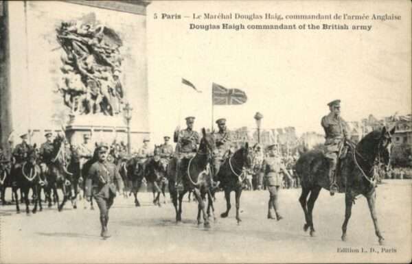 Paris Commandant British Army Armee Anglaise