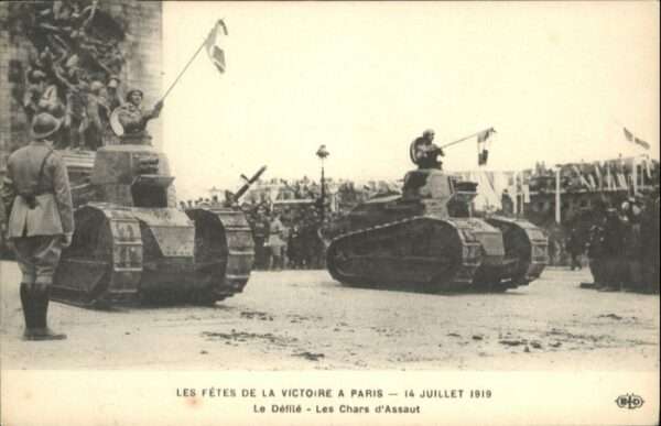 Panzer Tank Paris Panzer Fete Victoire Defile Chars