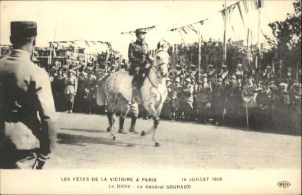 Paris Fete Victoire Defile General Gourand