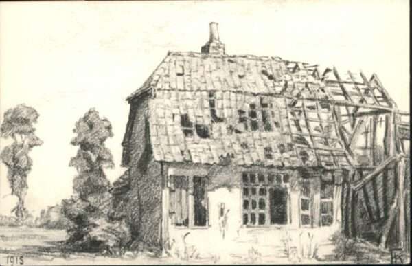 Riez Le_Riez Zerschossenes Haus
