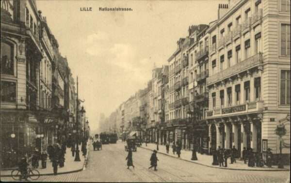 Lille Nord Lille Nationastrasse Strassenbahn
