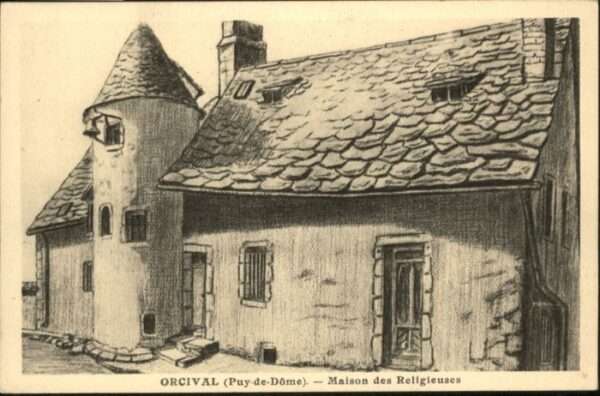 Orcival Puy-de-Dome Maison Religieuses