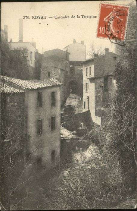 Royat Puy de Dome Royat Cascade Tiretaine
