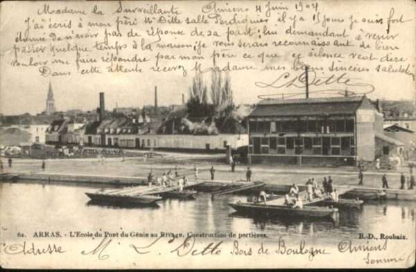 Arras Pas-de-Calais Arras Ecole Pont Genie Rivage