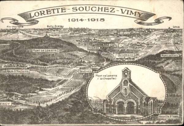 Souchez Lorette Vimy Chapelle Mont Givenchy