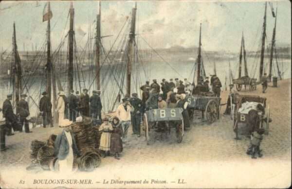 Boulogne-sur-Mer Debarquement Poisson Hafen