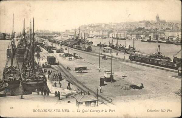 Boulogne-sur-Mer Quai Chanzy Port Hafen