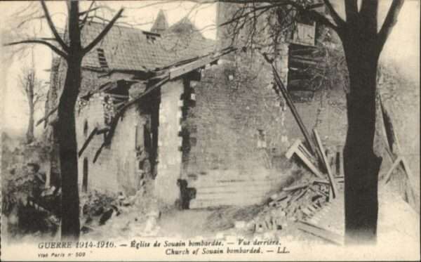 Souain-Perthes-les-Hurlus Eglise Guerre