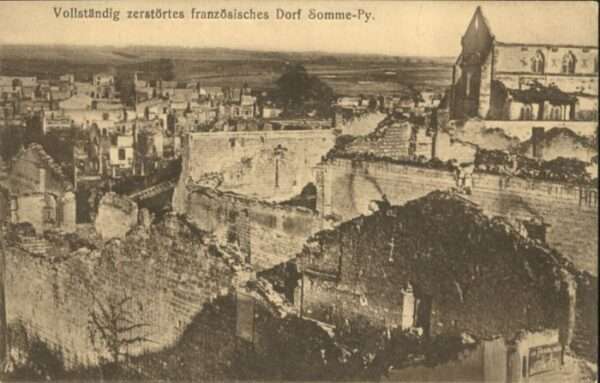 Sommepy-Tahure Zerstörung
