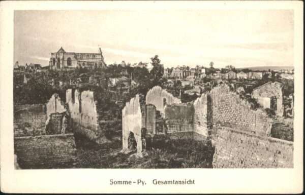 Sommepy-Tahure Zerstörung