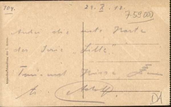 Lille Nord Lille [handschriftlich] Grand Place Wac – Bild 2