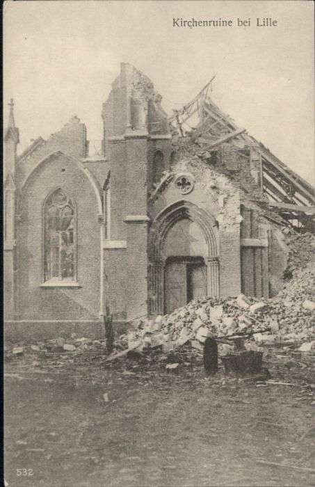 Lille Nord Lille Kirchenruine