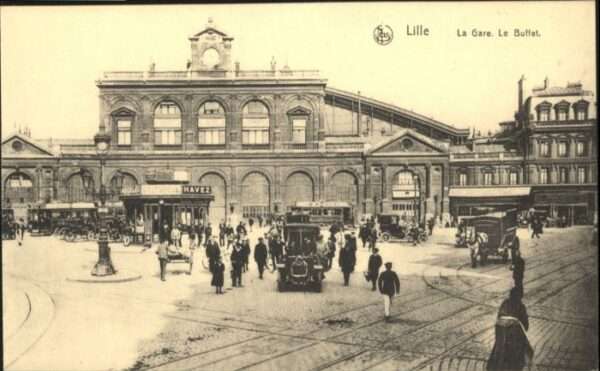 Lille Nord Lille Gare Bahnhof Buffet Strassenbahn