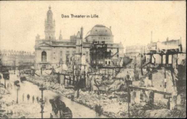 Lille Nord Lille Theater Zerstörung