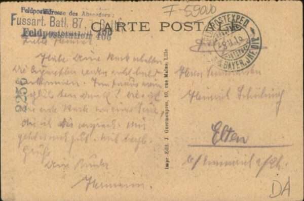 Lille Nord Lille Rue Ponts Comines Zerstörung – Bild 2
